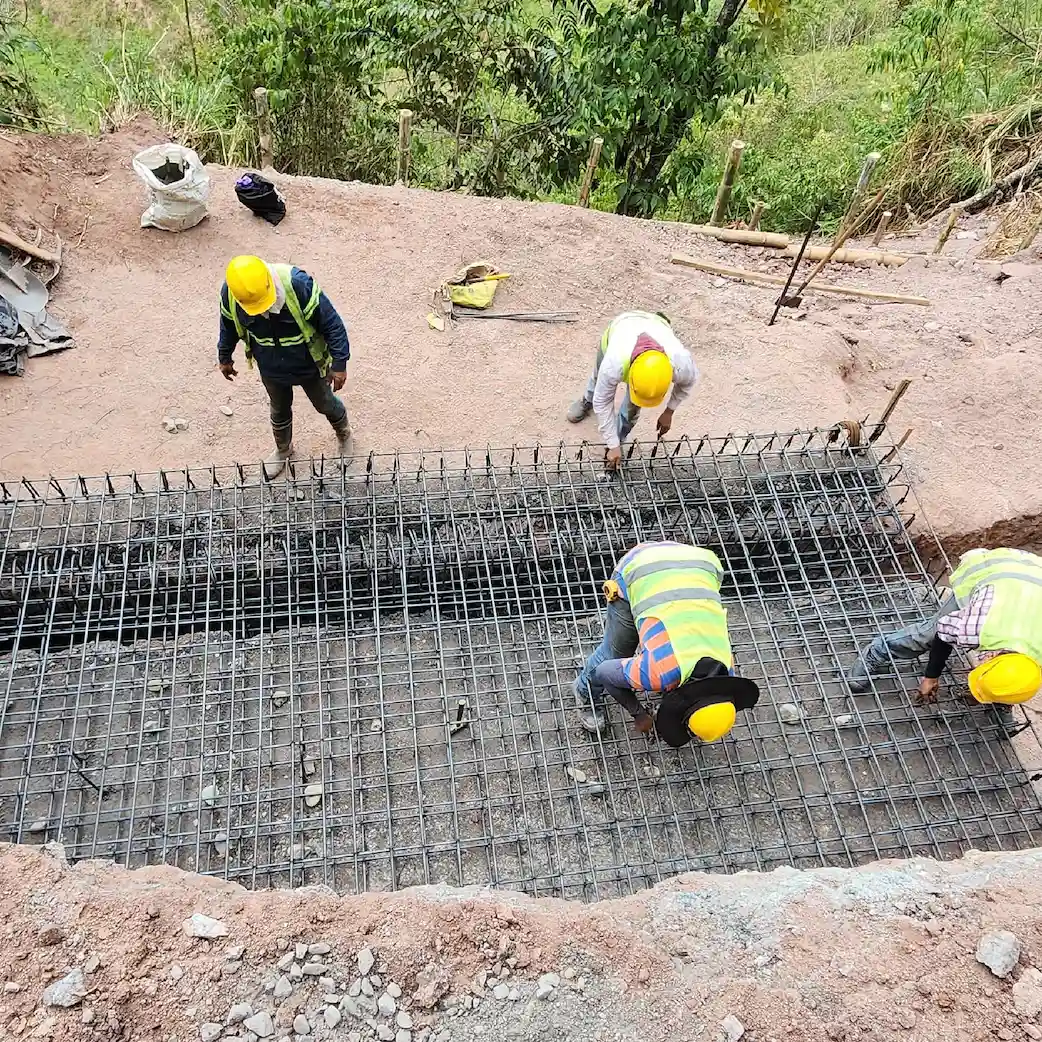 Construcción de obras de mitigación