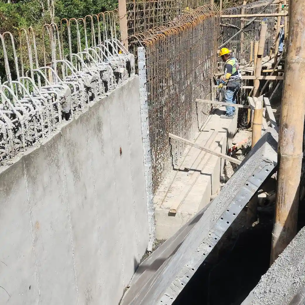 Construcción de obras de mitigación